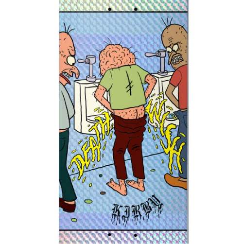 Deathwish Taylor Kirby Pee Splash Holographic Skateboard Deck 8.475" - Image 2