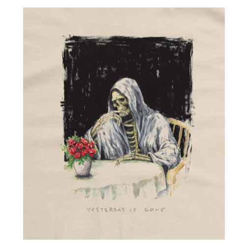 Deathwish Yesterday is Gone Tee - Cream - Image 2