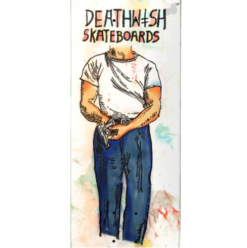 Deathwish Yuri Strapped Skateboard Deck 8.25" - Image 2