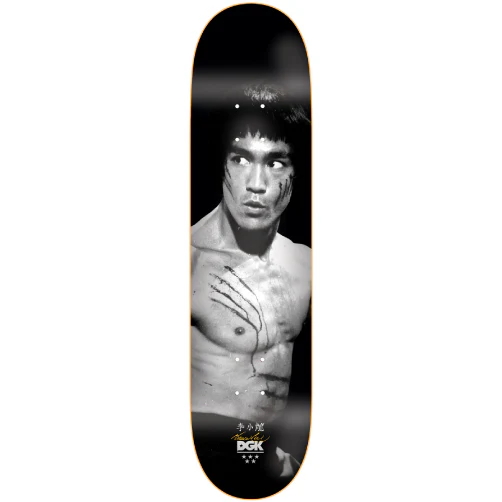 DGK X Bruce Lee Golden Dragon Lenticular Skateboard Deck 8.25" - Image 3