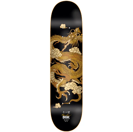 DGK X Bruce Lee Golden Dragon Lenticular Skateboard Deck 8.25" - Image 4