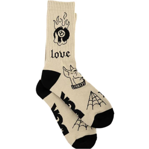DGK Flashy Crew Socks - Tan