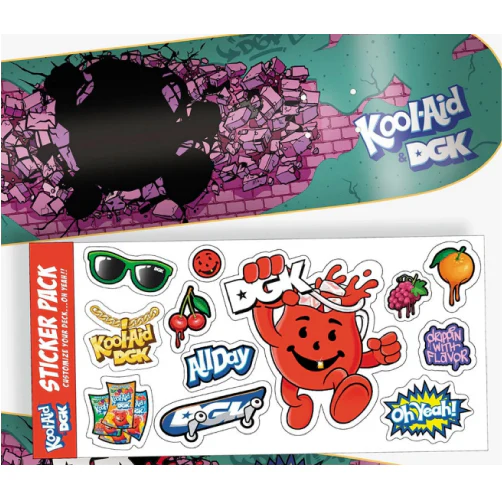 DGK X Kool-Aid Kam-O-Rama Skateboard Deck 8.25" - Image 2