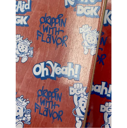 DGK X Kool-Aid Thirst Purple Skateboard Deck 8.25" - Image 3