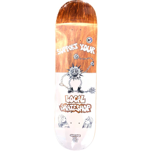 DLX Mike Gigliotti LIMITED Skate Shop Day Skateboard Deck Brown 8.5"