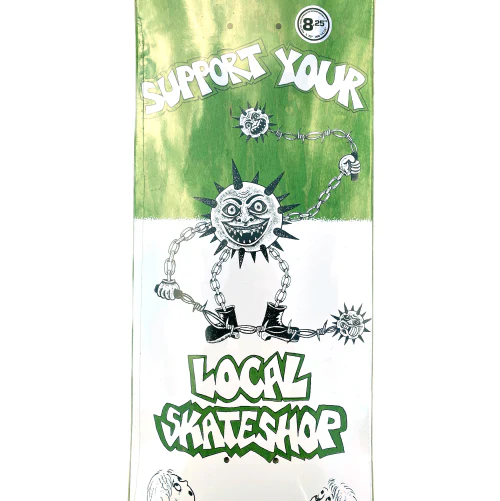 DLX Mike Gigliotti LIMITED Skate Shop Day Skateboard Deck Green 8.25" - Image 2