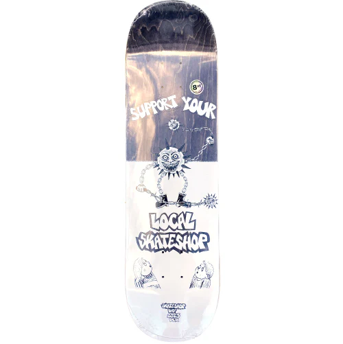 DLX Mike Gigliotti LIMITED Skate Shop Day Skateboard Deck Grey 8.25"