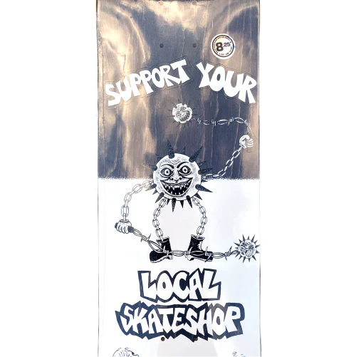 DLX Mike Gigliotti LIMITED Skate Shop Day Skateboard Deck Grey 8.25" - Image 2