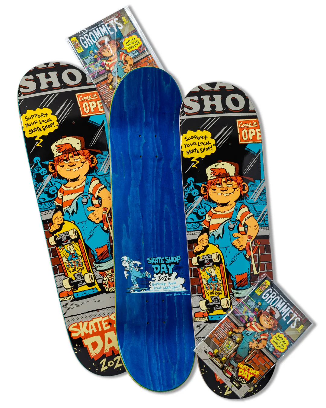DLX Shop Keeper SSD26 Skateboard Deck 8.06" - Image 12