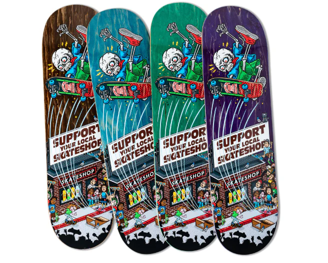 DLX SSD25 Shopkeeper Skateboard Deck 8.5" - Image 5