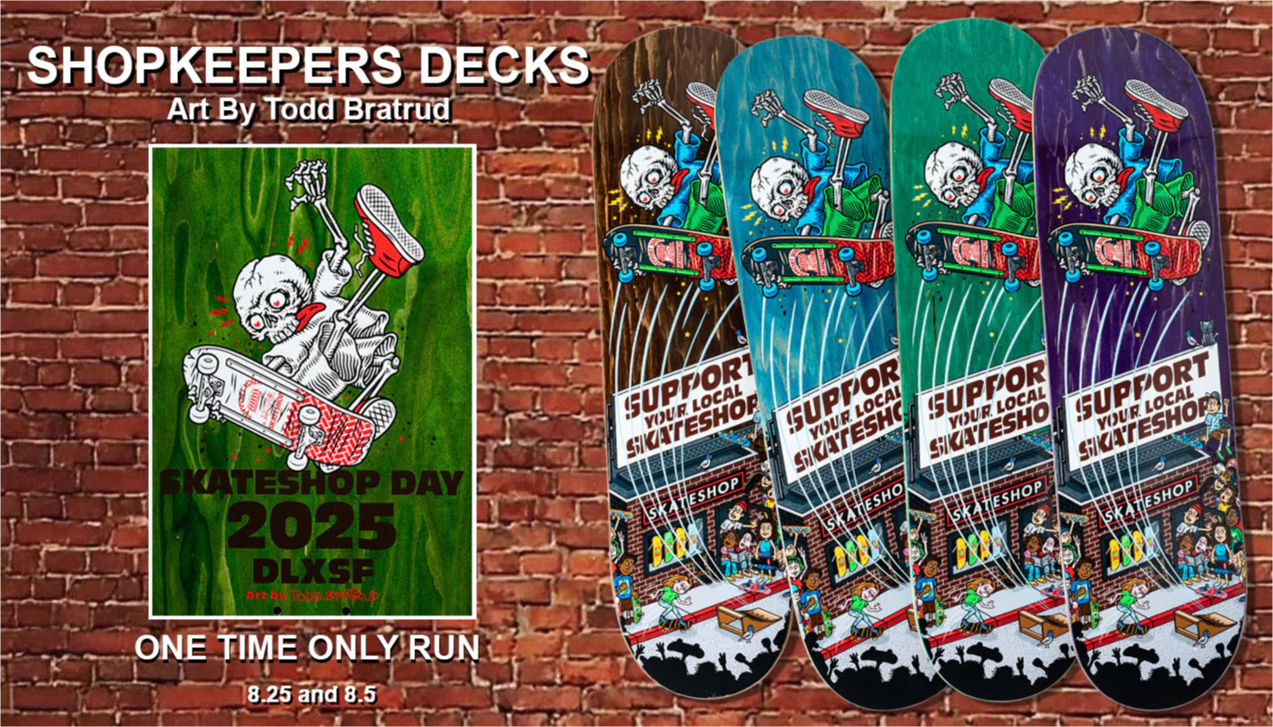 DLX SSD25 Shopkeeper Skateboard Deck 8.5" - Image 10