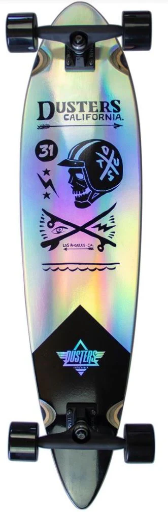 Dusters Moto Cosmic Holographic Longboard Complete 37" - Image 2