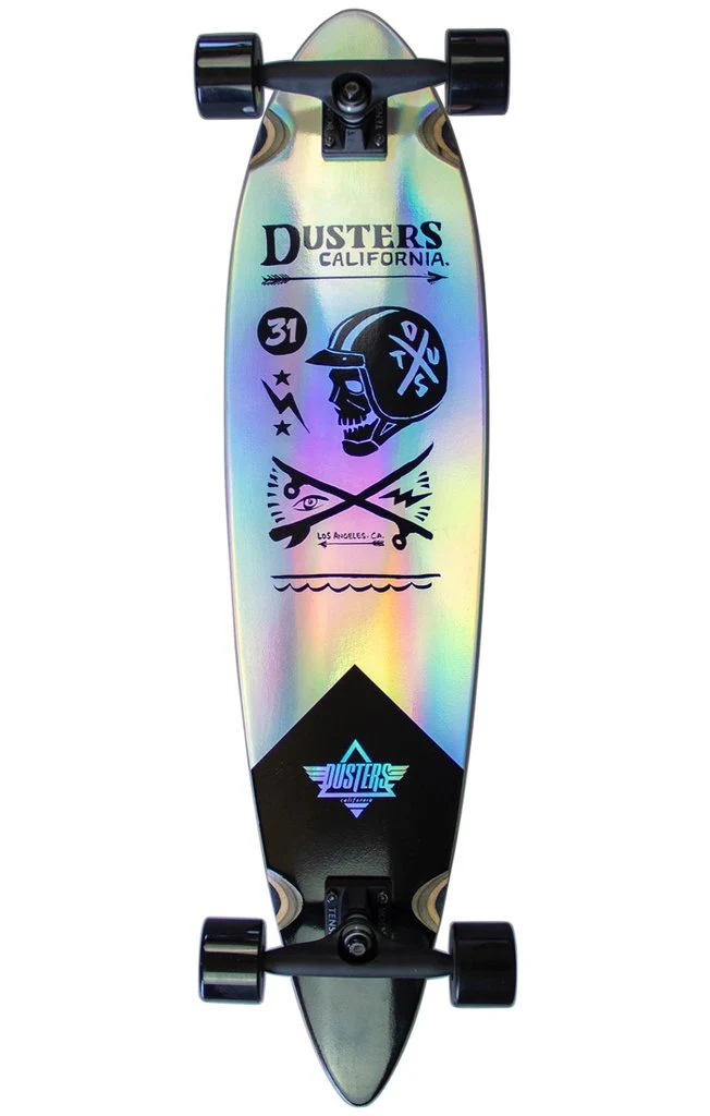 Dusters Moto Cosmic Holographic Longboard Complete 37" - Image 3