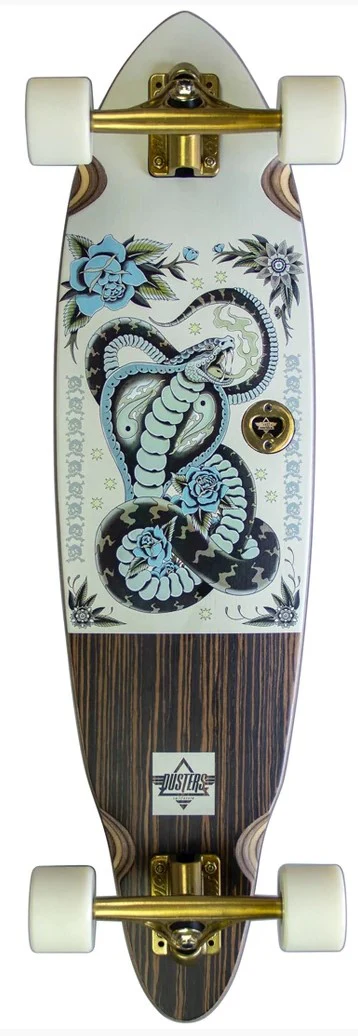 Dusters Serpent Longboard Cruiser Complete Ebony 33" - Image 2