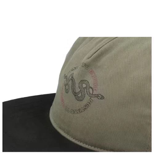 Emerica Endure Destroy Snapback Hat - Olive/Black - Image 2