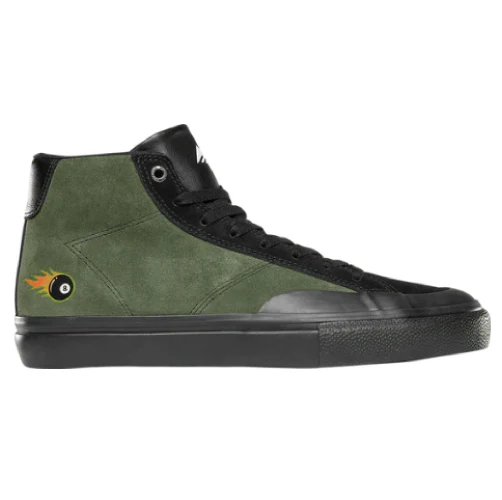 Emerica Erick Winkowski Omen Hi Skate Shoe - Black/Olive