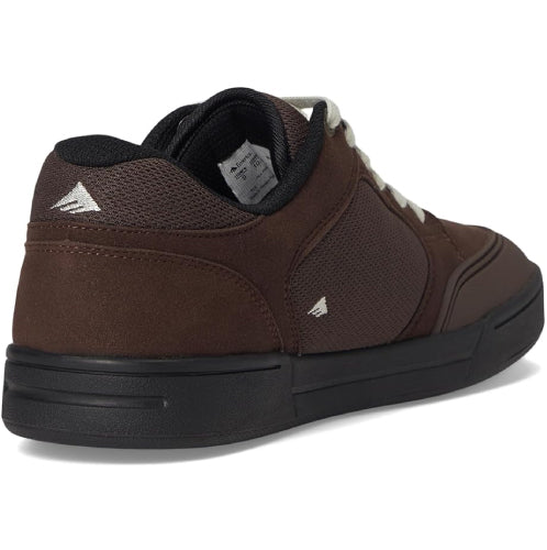 Emerica Heritic Skate Shoe - Brown/Black/Tan - Image 5
