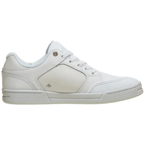 Emerica Heritic Skate Shoe - White - Image 3
