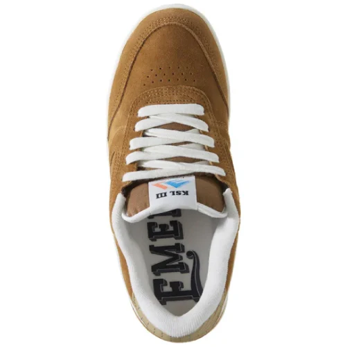 Emerica KSL III Skate Shoe - Brown/Tan - Image 7