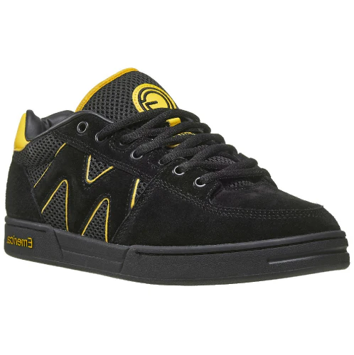 Emerica OG-1 Limited Reissue Skate Shoe - Black/Yellow - Image 2
