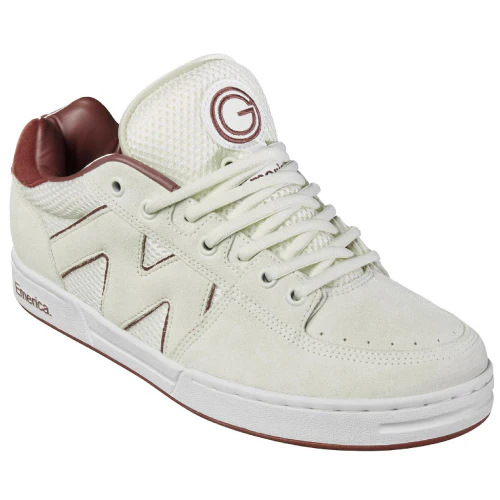 Emerica Skate Shop Day 2023 OG-1 Reissue Skate Shoe - White/Burgundy