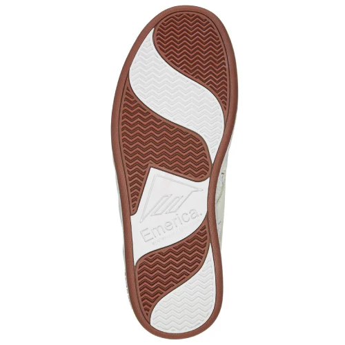 Emerica Skate Shop Day 2023 OG-1 Reissue Skate Shoe - White/Burgundy - Image 4