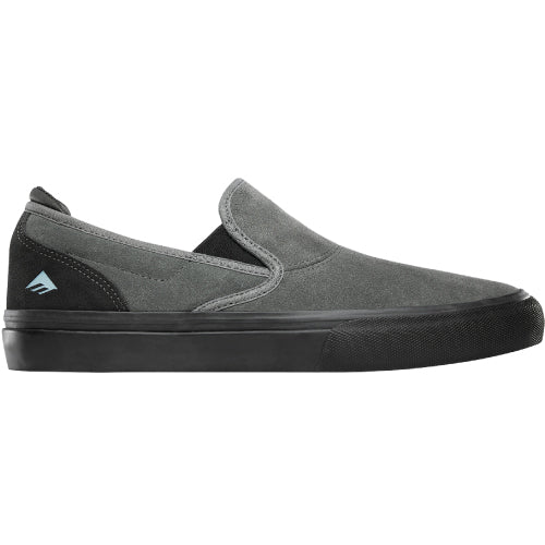 Emerica Wino G6 Slip On Skate Shoe - Grey/Black/Blue