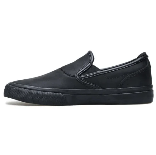 Emerica Wino G6 Slip On Kevin Baekkel Black, Black Skate Shoe - Image 2