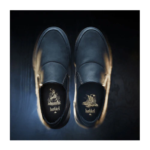 Emerica Wino G6 Slip On Kevin Baekkel Black, Black Skate Shoe - Image 5