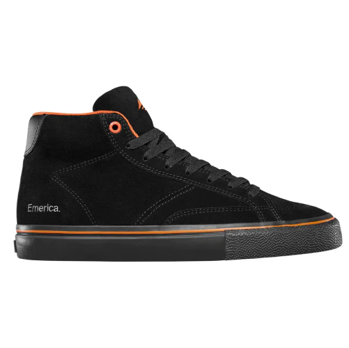 Emerica X Biltwell Omen Hi Skate Shoe - Black