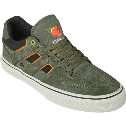 Emerica X OJ Tilt G6 Vulc Skate Shoe - Olive - Image 2