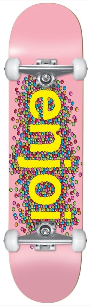Enjoi Candy Coated Complete Skateboard Pink 8.25" - Image 2