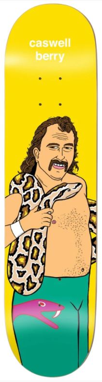 Enjoi Caswell Berry Jake the Snake Body Slam WWE Skateboard Deck 8.25" - Image 2