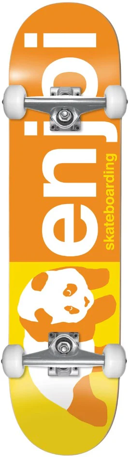 Enjoi Half and Half First Push Complete Skateboard Orange 8.0" - Image 2