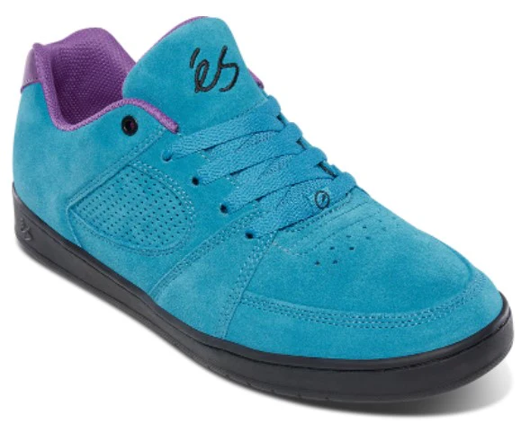 eS Accel Slim Skate Shoe - Teal/Black/Violet - Image 2
