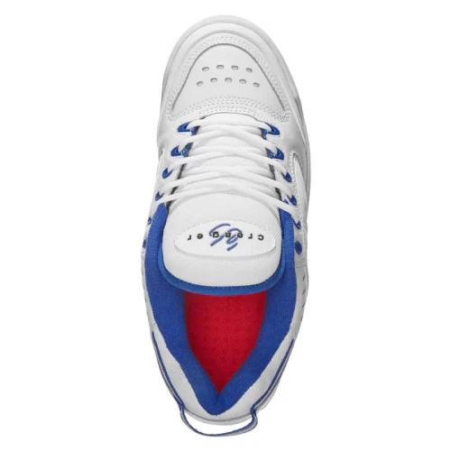 eS Creager Limited Reissue Skate Shoe - White/Blue - Image 3