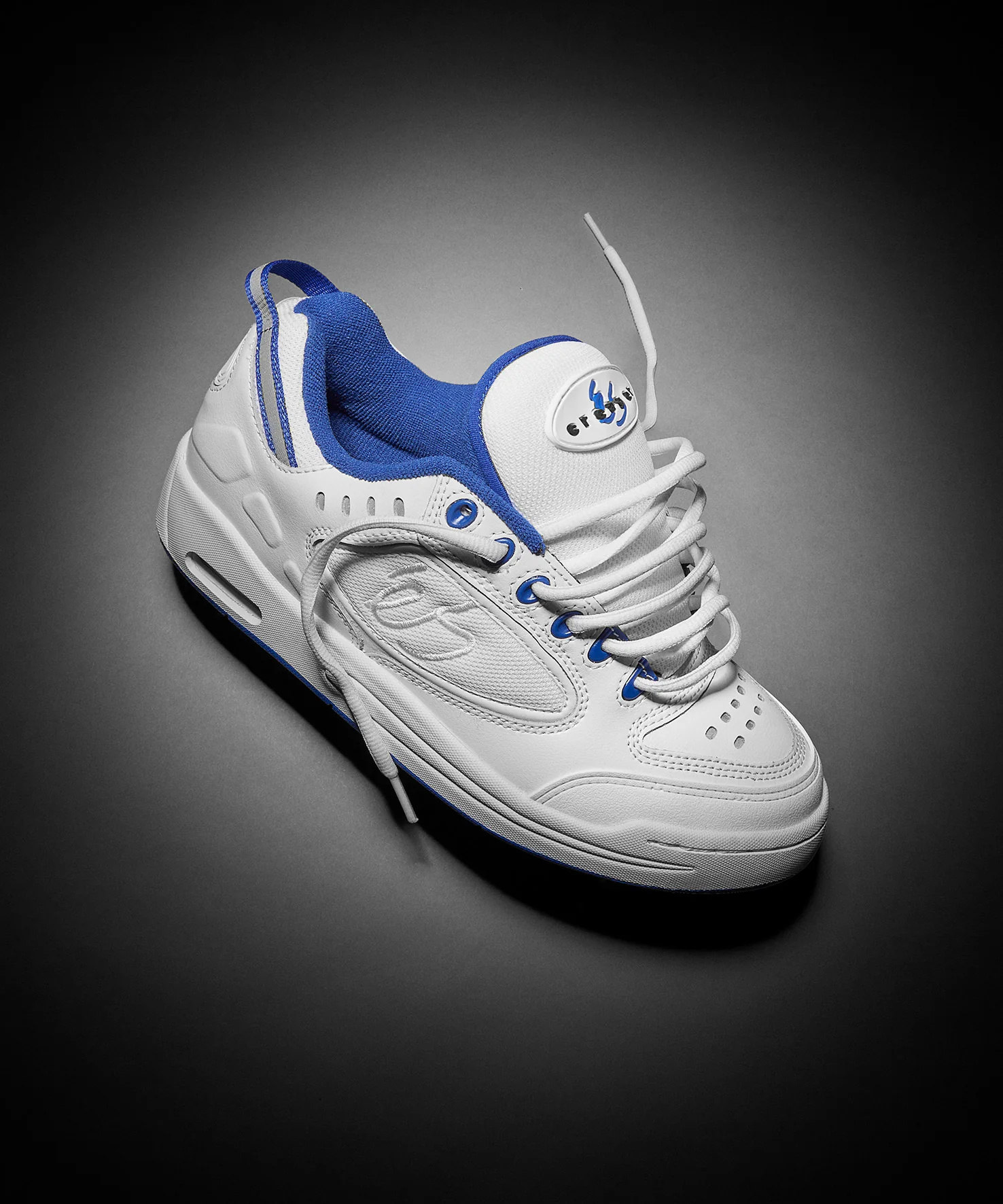 eS Creager Limited Reissue Skate Shoe - White/Blue - Image 5
