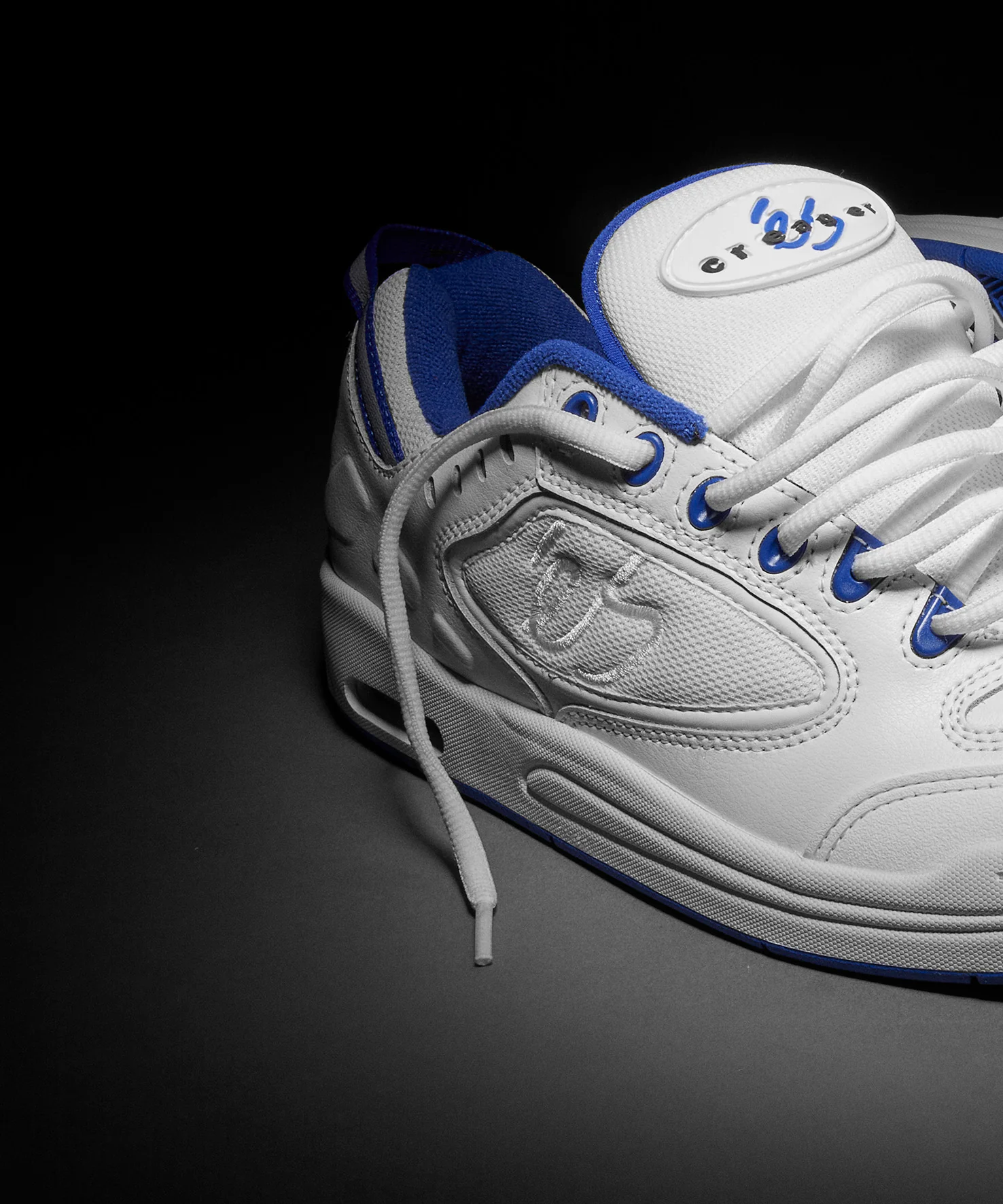 eS Creager Limited Reissue Skate Shoe - White/Blue - Image 9