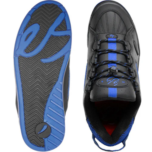 eS Muska Limited Reissue Skate Shoe - Black/Royal Blue - Image 3