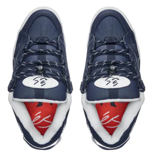 eS Muska Limited Reissue Skate Shoe - Navy/White - Image 3
