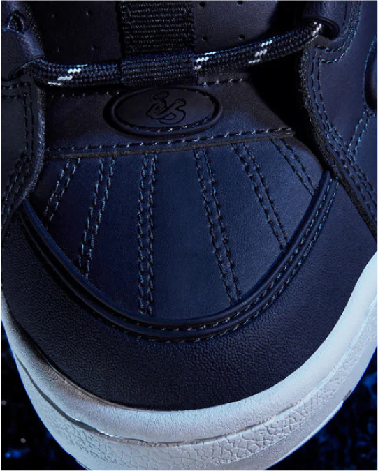 eS Muska Limited Reissue Skate Shoe - Navy/White - Image 5