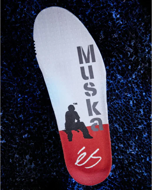 eS Muska Limited Reissue Skate Shoe - Navy/White - Image 8