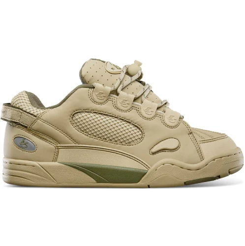 eS Muska Limited Reissue Skate Shoe - Tan/Green
