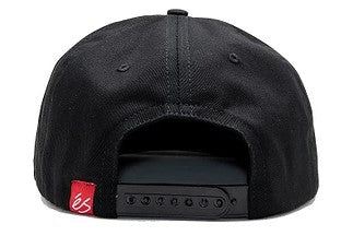 eS Script Black with Red Snapback Hat - Image 3