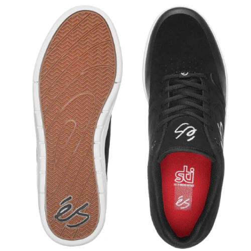 eS Swift 1.5 Skate Shoe - Black/White/Gum - Image 2