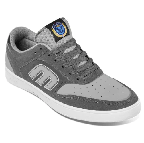 Etnies Aurelien Skate Shoe - Grey/Light Grey - Image 2