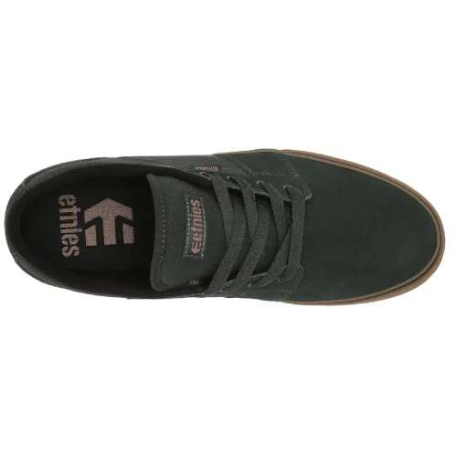 Etnies Barge LS Skate Shoe - Green/Gum - Image 3