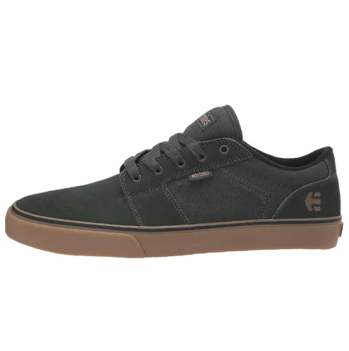 Etnies Barge LS Skate Shoe - Green/Gum - Image 5