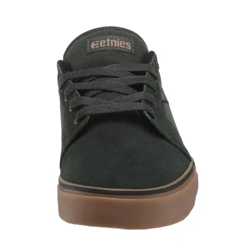 Etnies Barge LS Skate Shoe - Green/Gum - Image 7
