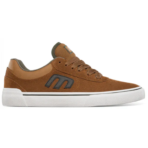 Etnies Joslin Vulc Skate Shoe - Brown/Green